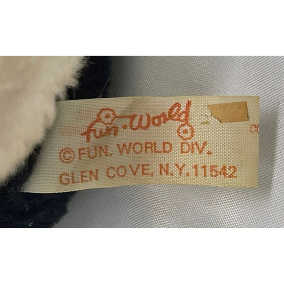 VINTAGE Fun World SKUNK Plush 5" Black and White Tail Stuffed Animal Toy RARE - Picture 12 of 14